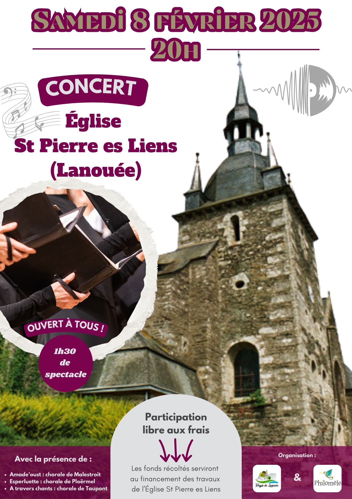 affiche concert eglise 8 fevrier 2025