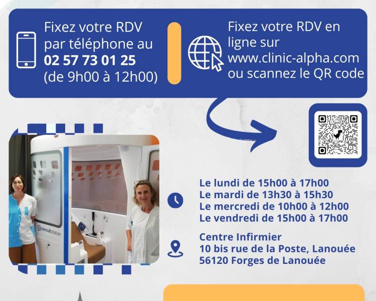 Cabine de consultation Télémédecine : prenez rdv facilement avec un médecin généraliste